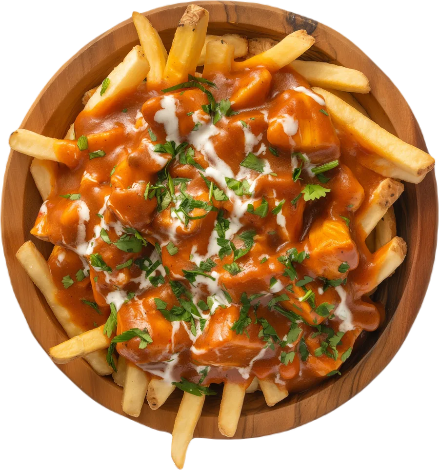 Tikka masala poutine